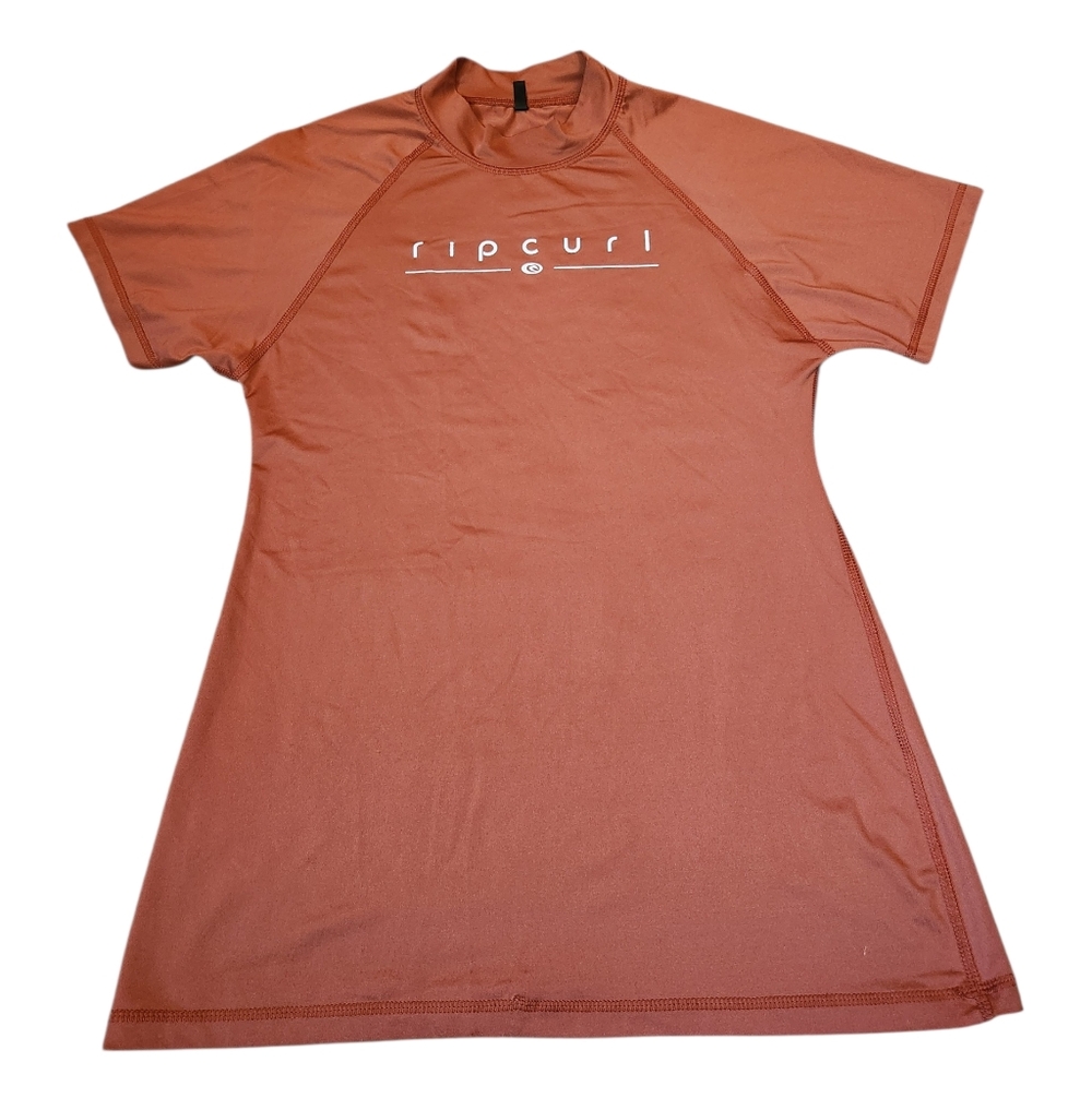 Women Rip Curl Golden Rays Short Sleeve UV Rashguard  Size M